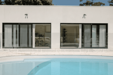 'Lilac Linen' Stunning Palm Springs Home on The Mornington Peninsula With Pool, Various Natural Stone